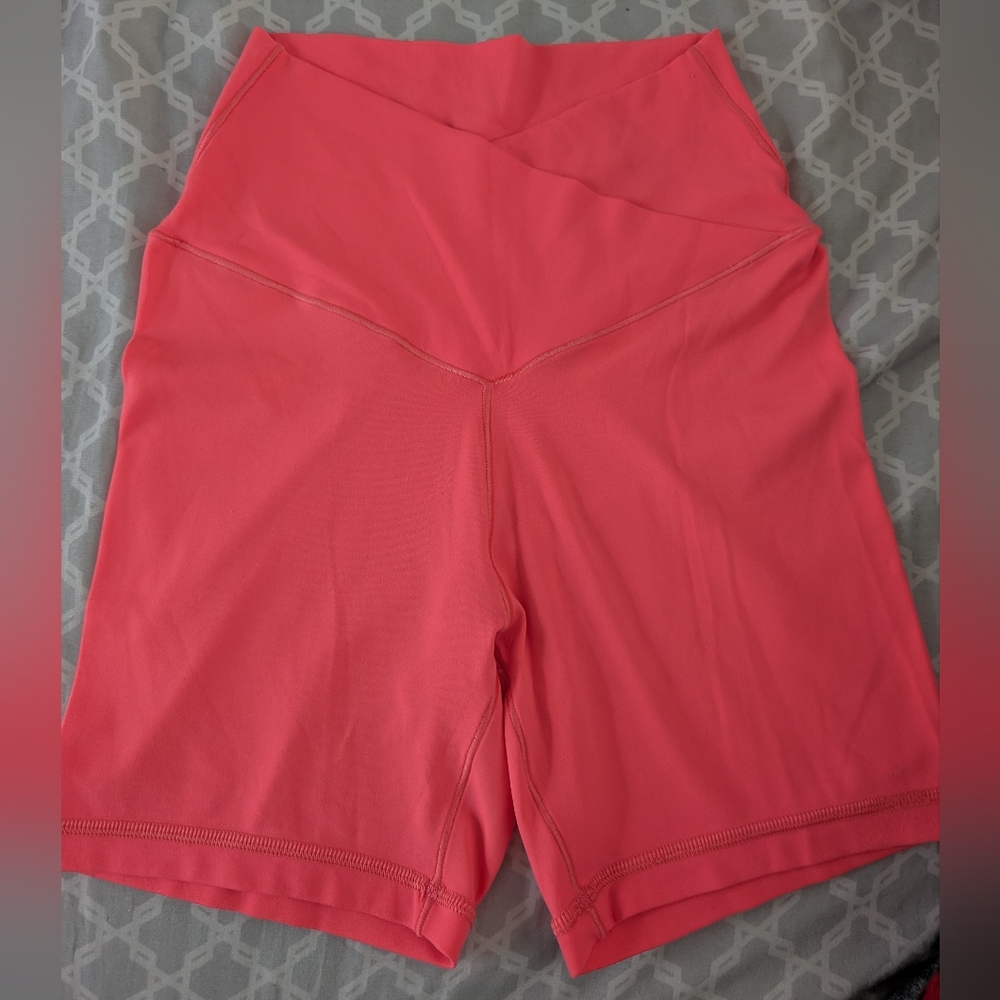 Aerie Coral  5" Bike Shorts